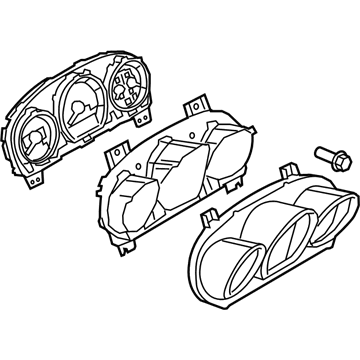 Ford FE9Z-10849-CC Cluster Assembly