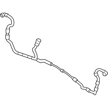 BMW 17-12-8-633-484 Upper Engine Coolant Reservoir Hose