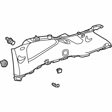 Acura 84135-TYA-A21ZA Base Passenger Side (Alluring Ecru)