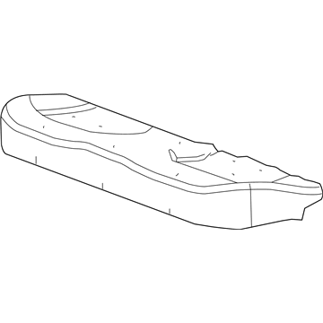 GM 13314017 Pad, Rear Seat Cushion