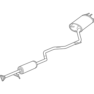 Honda 18307-T3W-A52 Silencer Complete, Exhuast