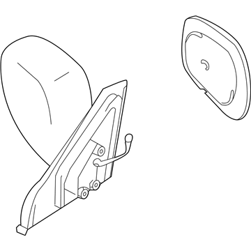 GM 30021537 Mirror Assembly