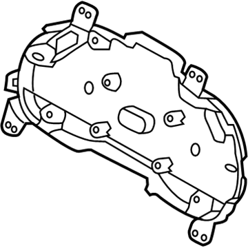 Hyundai 94365-1R000 Case-Cluster, Lower