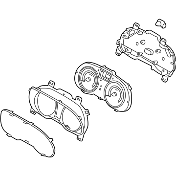 Hyundai 94001-1R040 Cluster Assembly-Instrument
