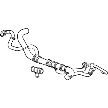 GM 84134905 Lower Hose