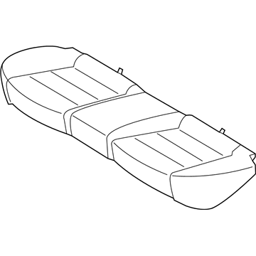 Kia 89150A7240 Pad Assembly-Rear Seat Cushion