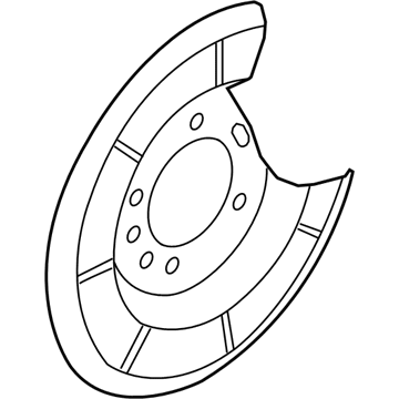 Ford CV6Z-2C028-B Splash Shield