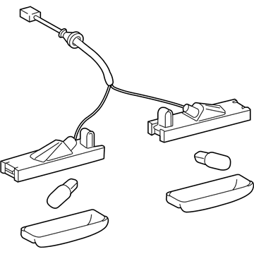 Toyota 81270-06020 License Lamp