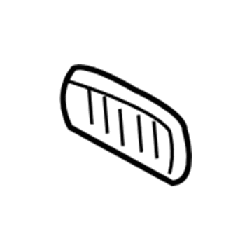 Hyundai 81235-2S000-9P Cover-Tail Gate Emergency Handle