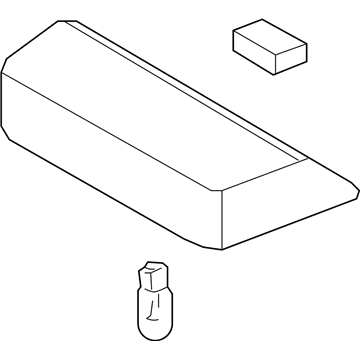 Hyundai 92750-1E000-QS Lamp Assembly-High Mounted Stop