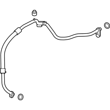 Nissan 92480-5RL0A Hose-Flexible, Low