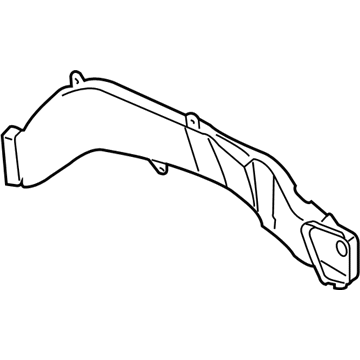 Hyundai 82385-3J000 Duct-Door Side, RH