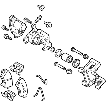 Hyundai 58230-D3710 Brake Assembly-RR Wheel, RH