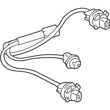 Lexus 81555-53040 Cord, Rear Combination