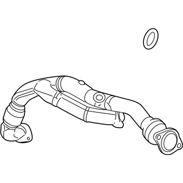 GM 15218551 Exhaust Manifold Pipe