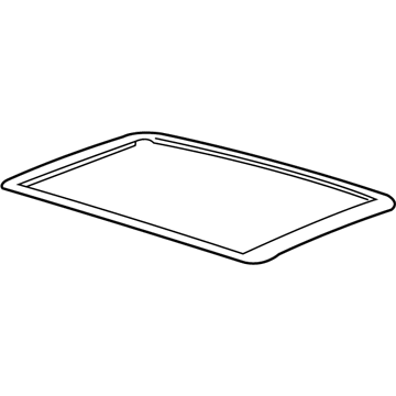 GM 12533717 Sunroof Glass