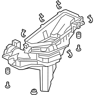 Honda 17201-6L2-A01 SET, AIR/C CASE