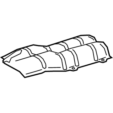 Lexus 58151-11020 INSULATOR, FR Floor