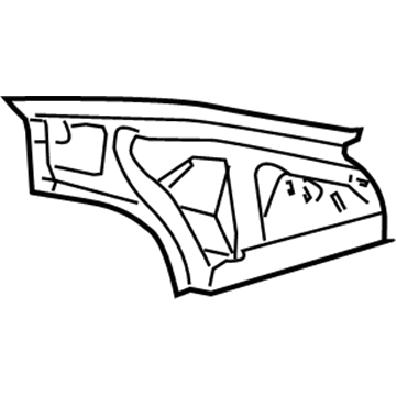 Lexus 61732-53030 Panel, Roof Side, Inner LH