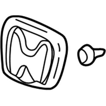 Honda 75701-S5A-000 Emblem, Rear (H)