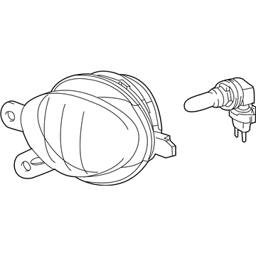 Lexus 81210-0W031 Lamp Assembly, Fog, RH