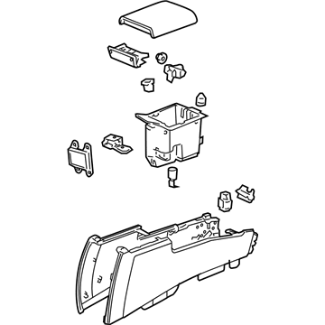 GM 25813050 Console Base