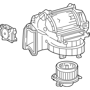 Toyota 87130-28580 Blower Assembly