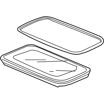 Honda 70200-T2A-A02 Glass Assembly, Roof
