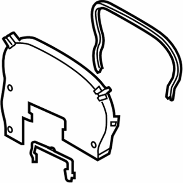 GM 25192572 Upper Timing Cover