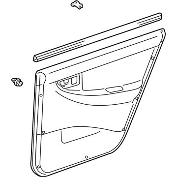Toyota 67640-02C00-E0 Door Trim Panel