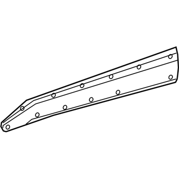 Toyota 75073-10010 Lower Molding