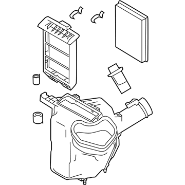 Infiniti 16500-1CB1A Air Cleaner Assy