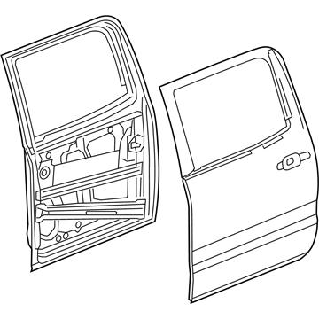 GM 84253596 Door Shell