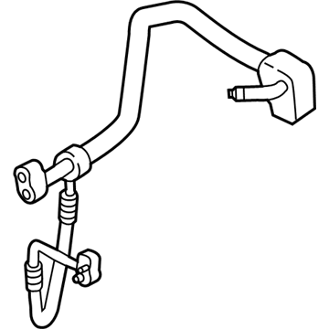 BMW 64-50-9-317-386 Pressure Pipe, Front