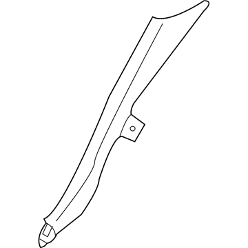 Infiniti 76917-4GA0A Garnish-Rear Wheel House, RH