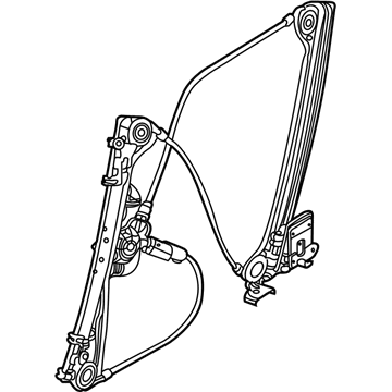 BMW 51-33-7-198-909 Front Left Door Window Regulator