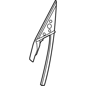 BMW 51-33-7-023-967 Seal, Outer Left Mirror Triangle