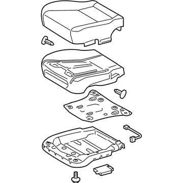 Lexus 71002-50K50-A7 Front Seat Set