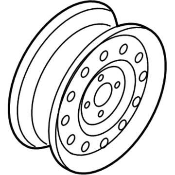 Hyundai 52910-1G100 Steel Wheel Assembly