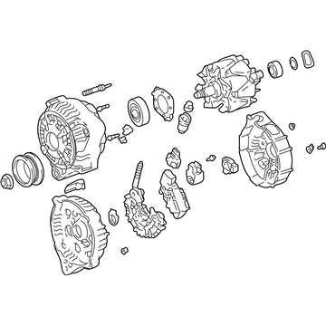 Lexus 27060-46300-84 Reman Alternator Assembly