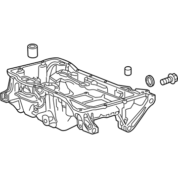 Honda 11200-5AG-Z01 Pan Assembly-, Oil