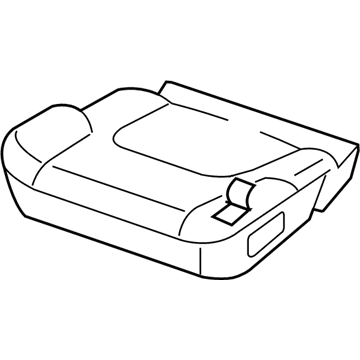Nissan 87350-ZS61C Cushion Assy-Front Seat