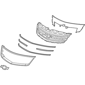 GM 23302974 Upper Grille