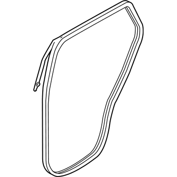 Kia 831302P002 WEATHERSTRIP Assembly-Rear Door Side