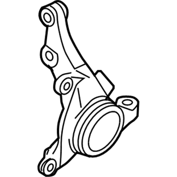 Hyundai 51715-1E100 Knuckle-Front Axle, LH