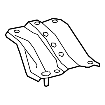 Lexus 74414-48020 Reinforcement, Battery Bracket