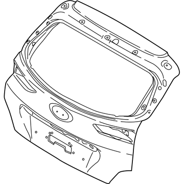 Hyundai 73700-J9031 Panel Assembly-Tail Gate