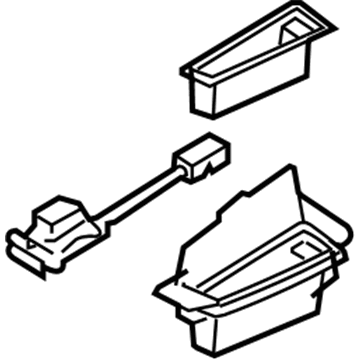 Kia 837603F10326 ASHTRAY Assembly-Rear Door, R