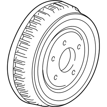 Ford YL2Z-1V126-AB Drum