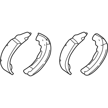 Ford 2U2Z-2V200-NARM Kit - Brake Shoe And Lining